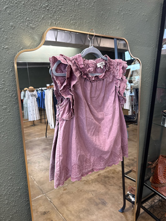 Sea New York Size 8 Purple Top