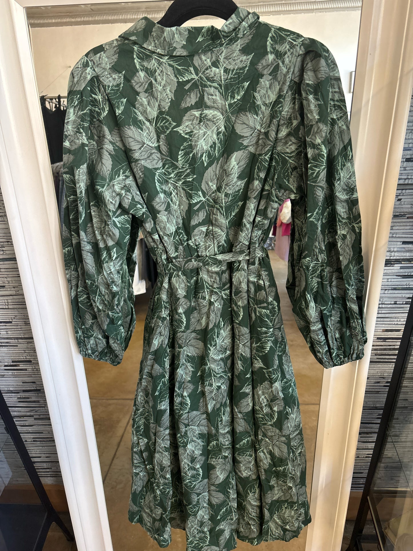 &merci Green Floral Dress