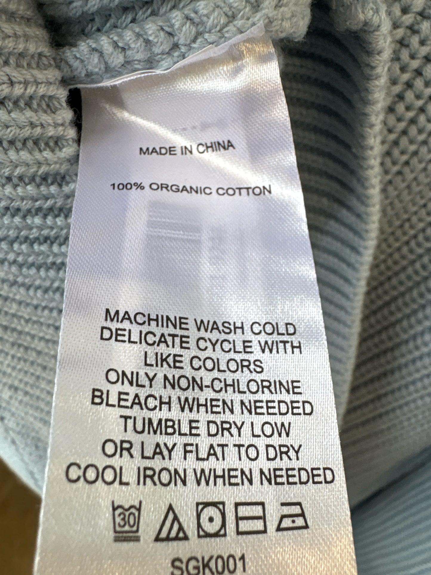 Quince Size S Blue Sweater