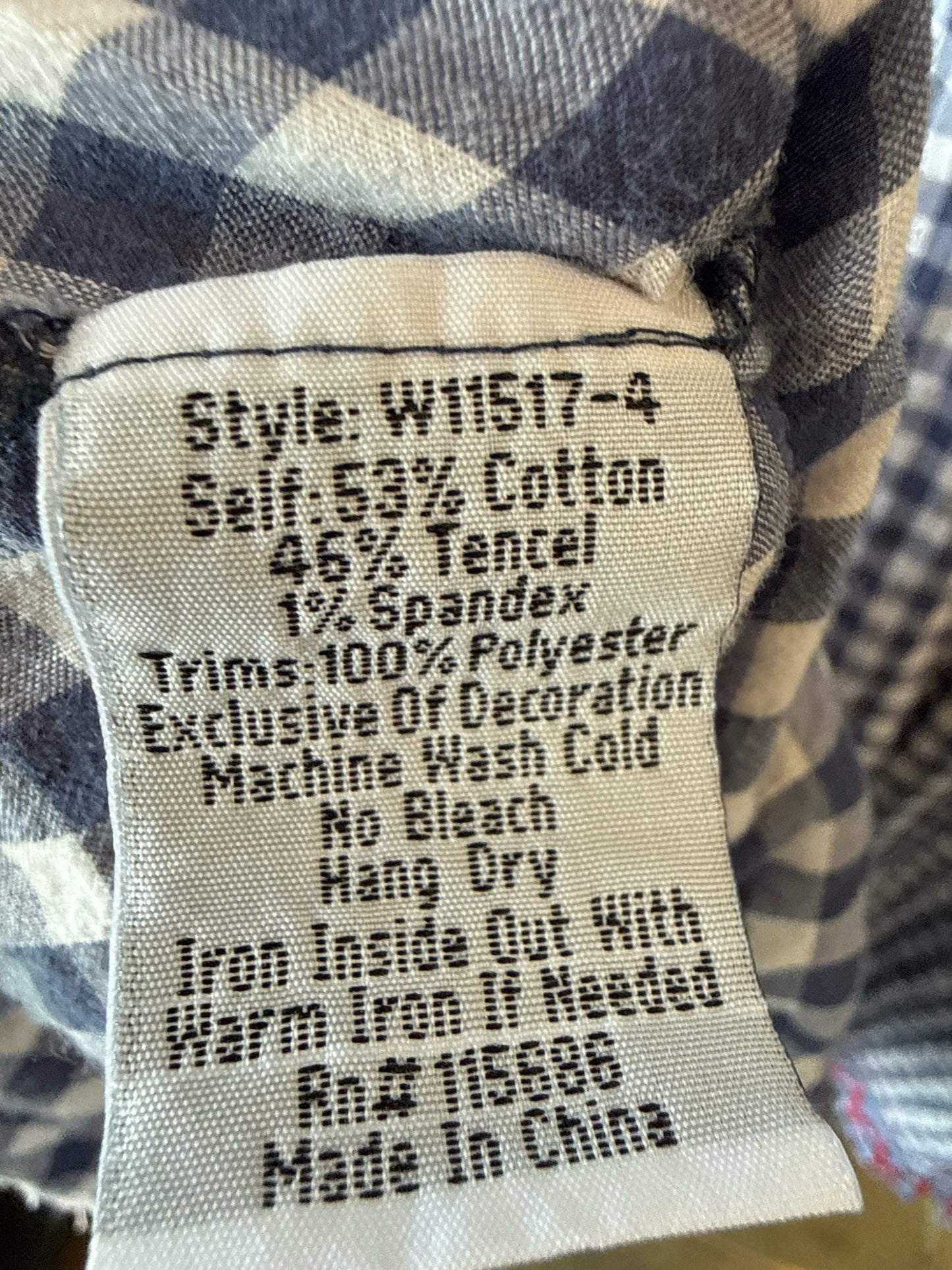 Johnny Was Size XL Blue/Red Tunic