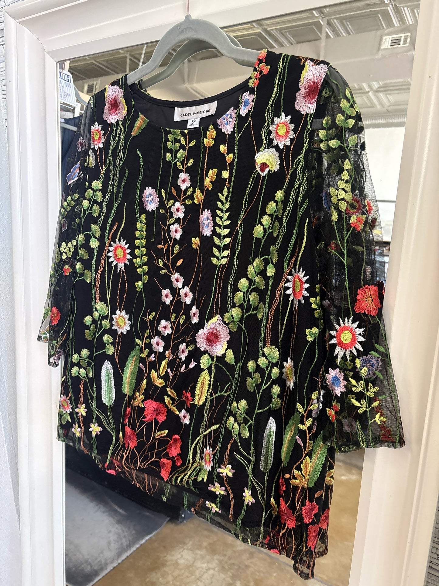 Caroline Rose Size SP black + multi Top