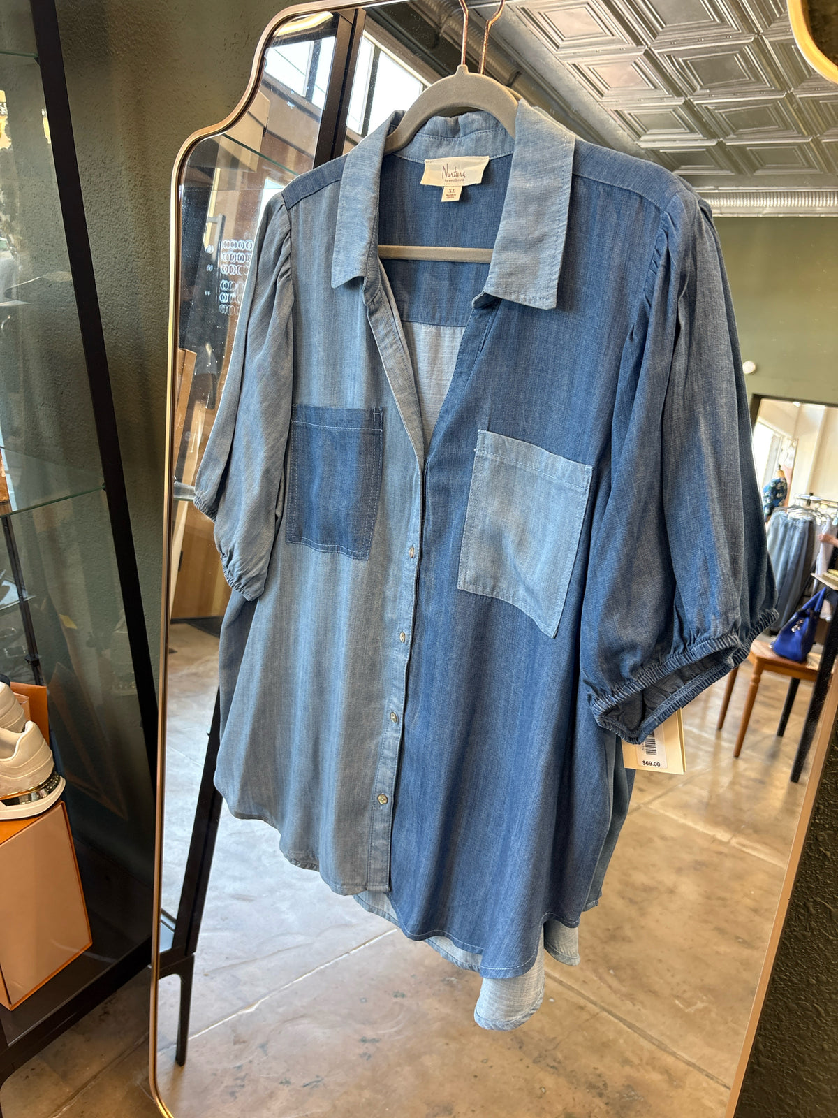 Nurture Size XL Denim Top