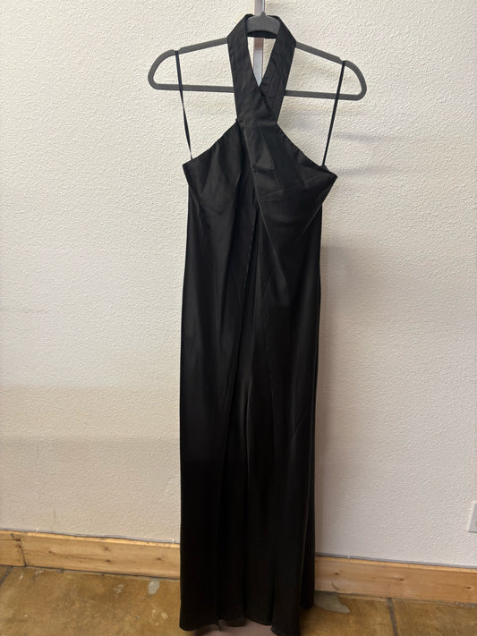 boston proper Size M Black Halter Romper