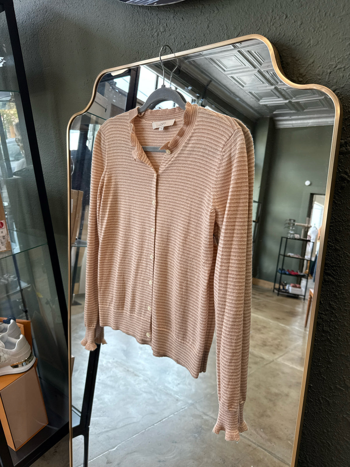 LOFT Size S Peach Sweater