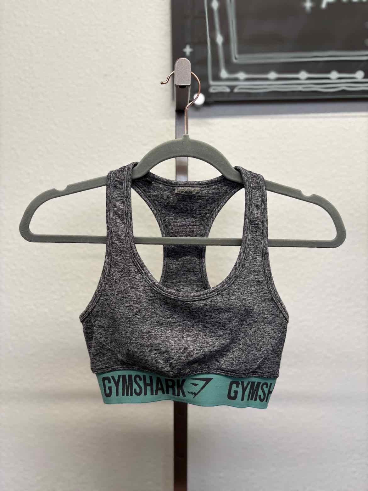 Gymshark S Gray/Mint Sportsbra