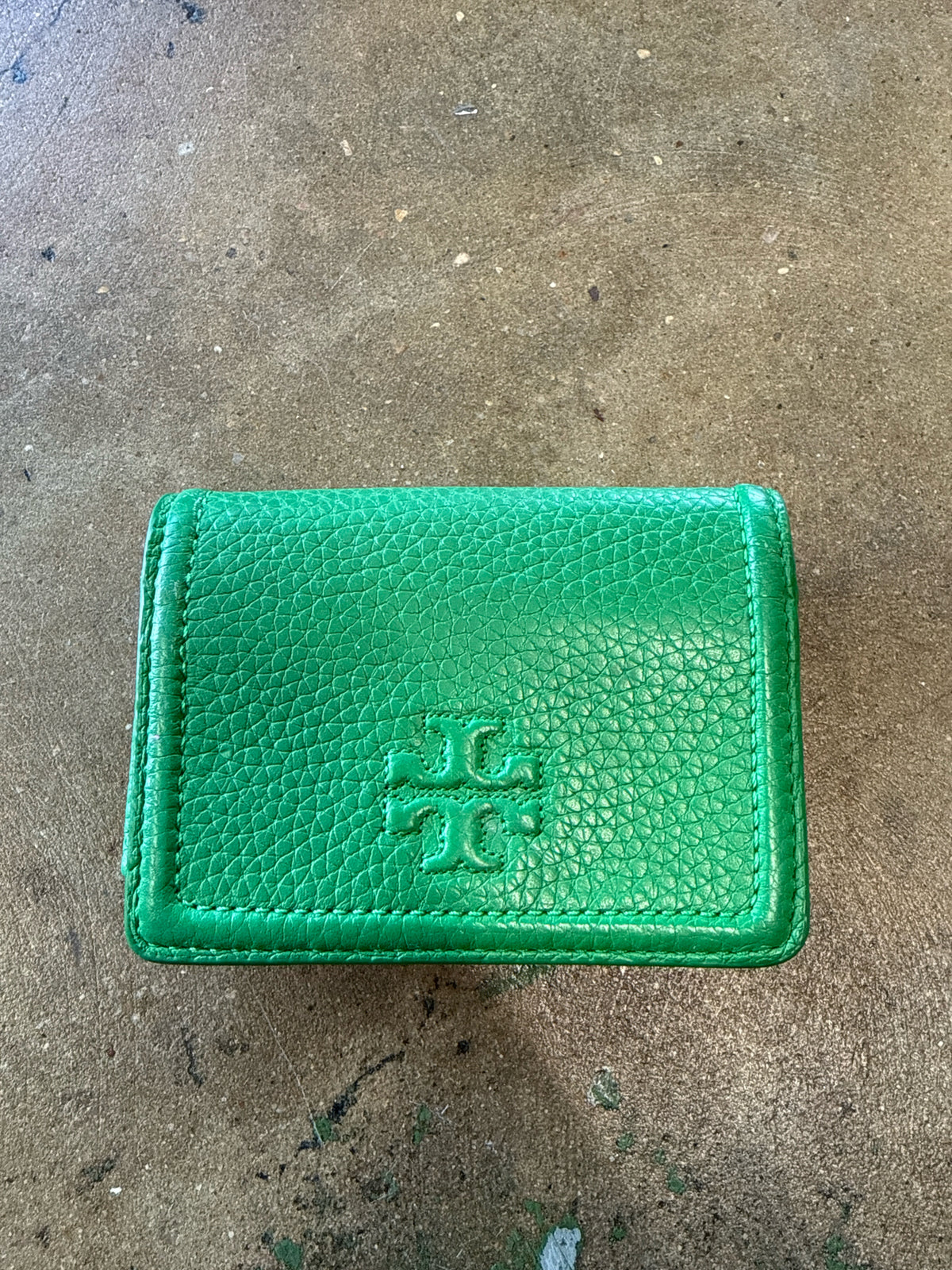 Tory Burch Green Wallet/Wristlet