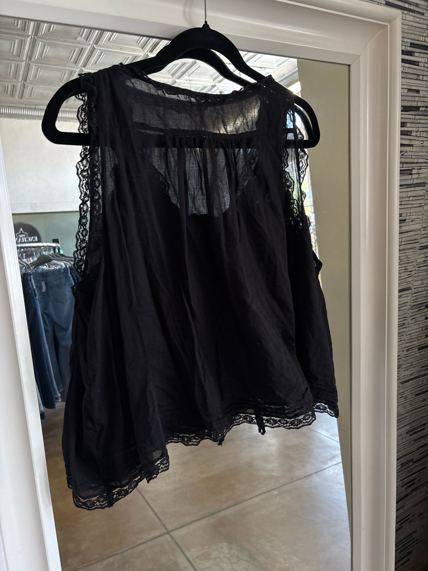 free people Size XL Black Top