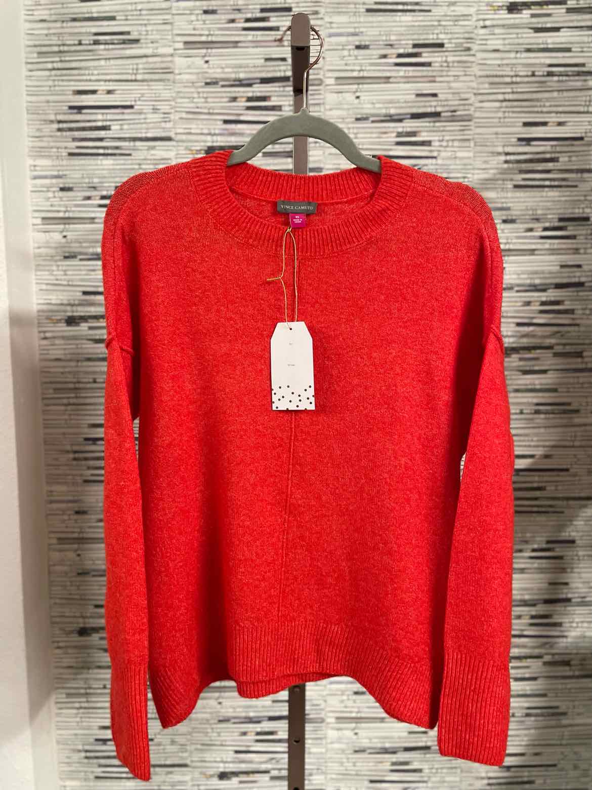 Vince Camuto Size XS Red Sweater