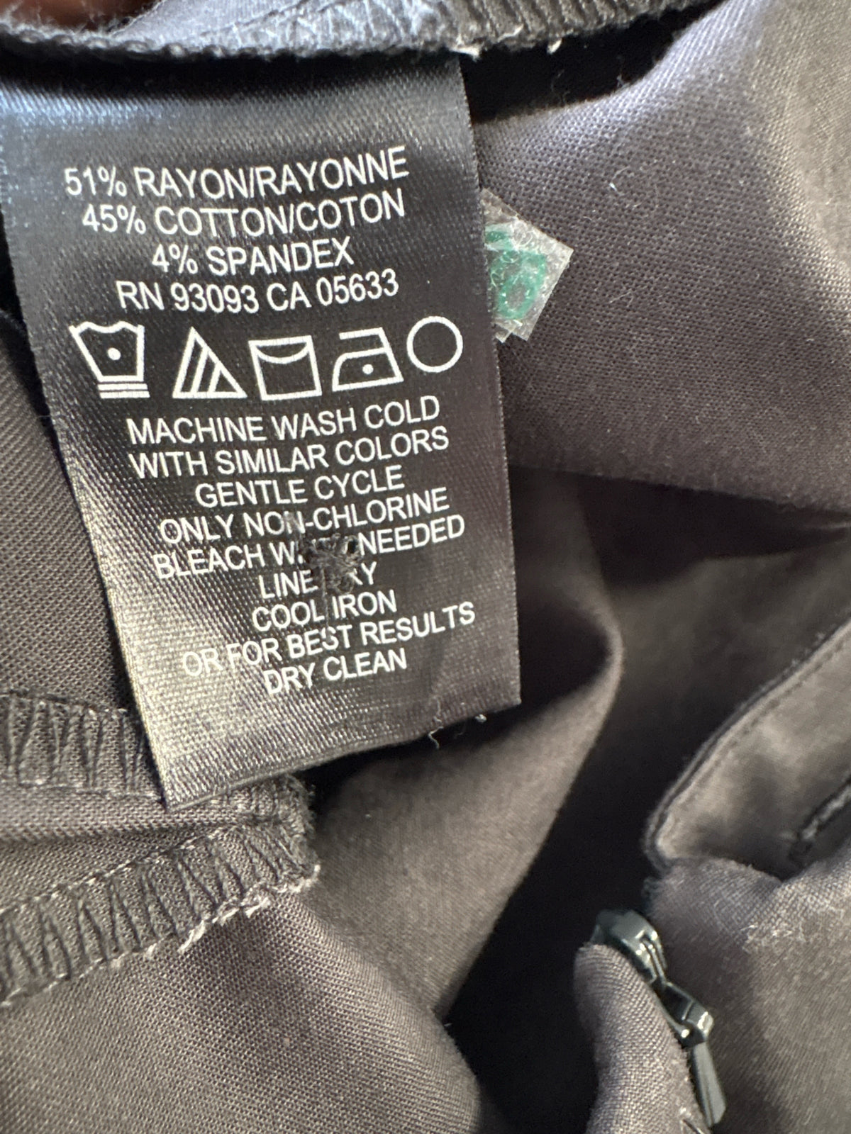 nic & zoe Size 4 Dark Gray Pants