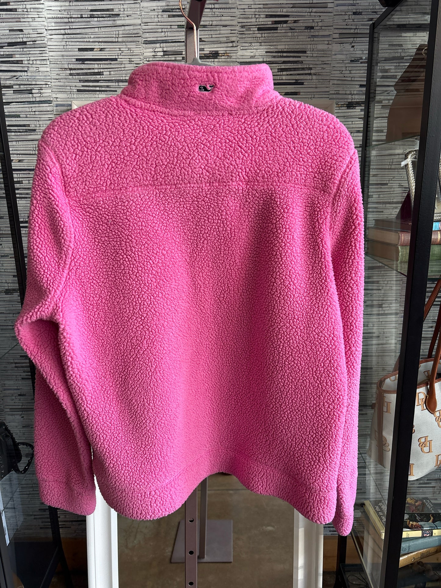 Vineyard Vines Size L Pink Fuzzy Pullover/Hoodie