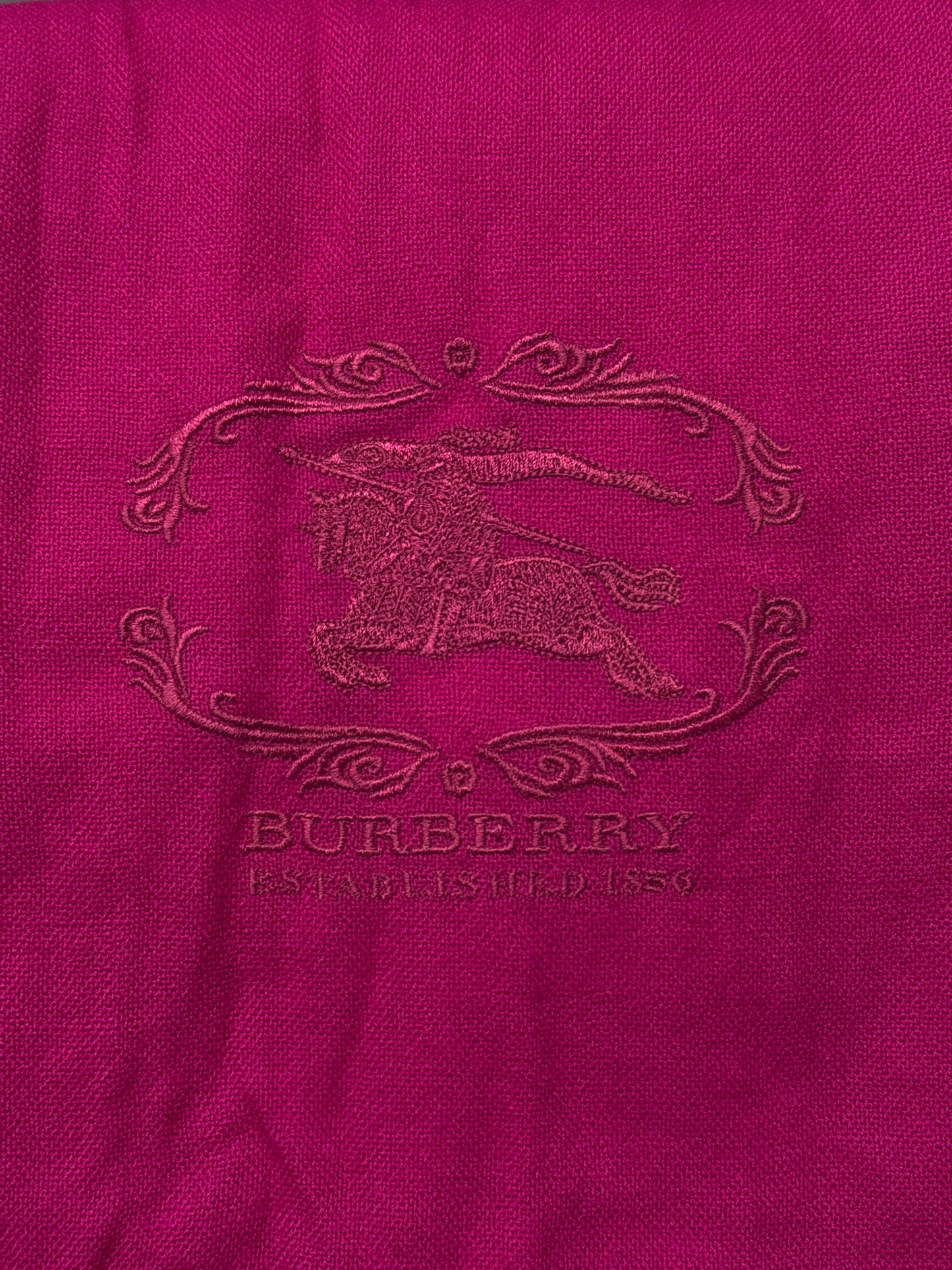 burberry Magenta Scarf