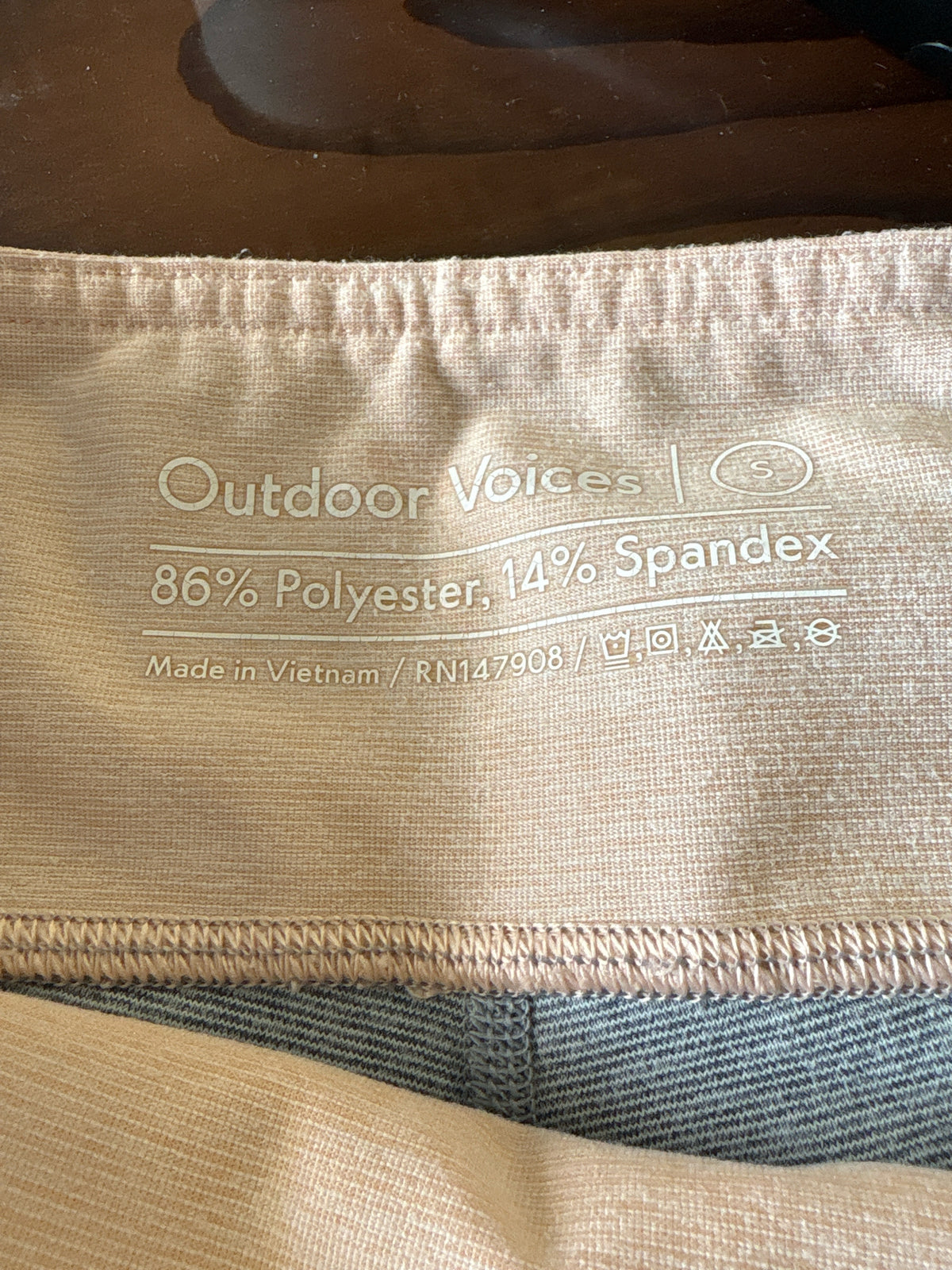 outdoor voices Size S Blue & Pink Legging