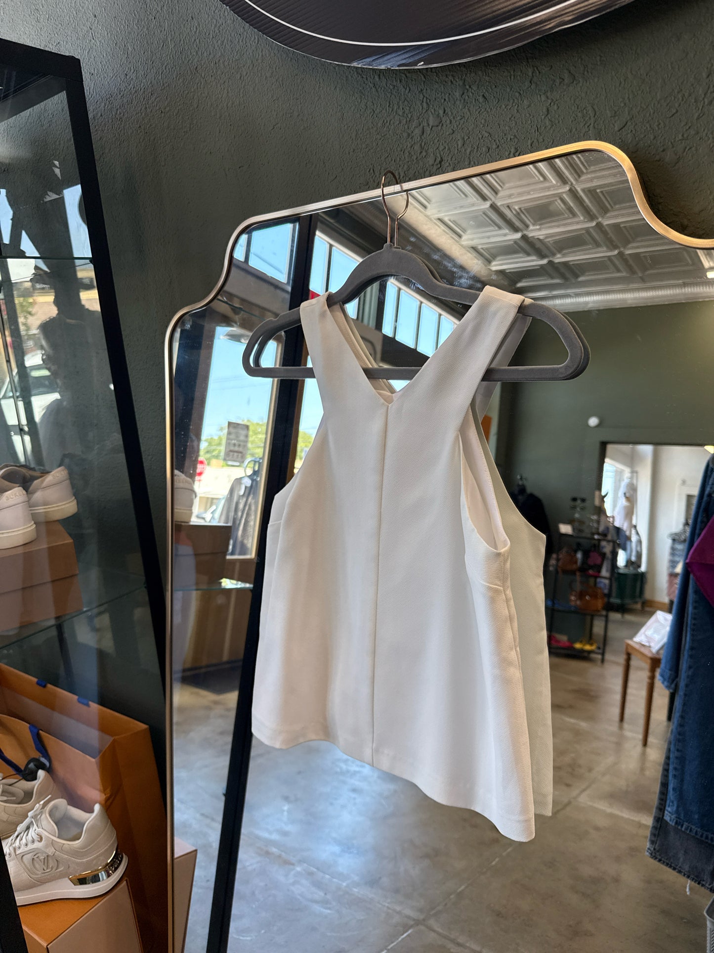 topshop Size 2 White Top
