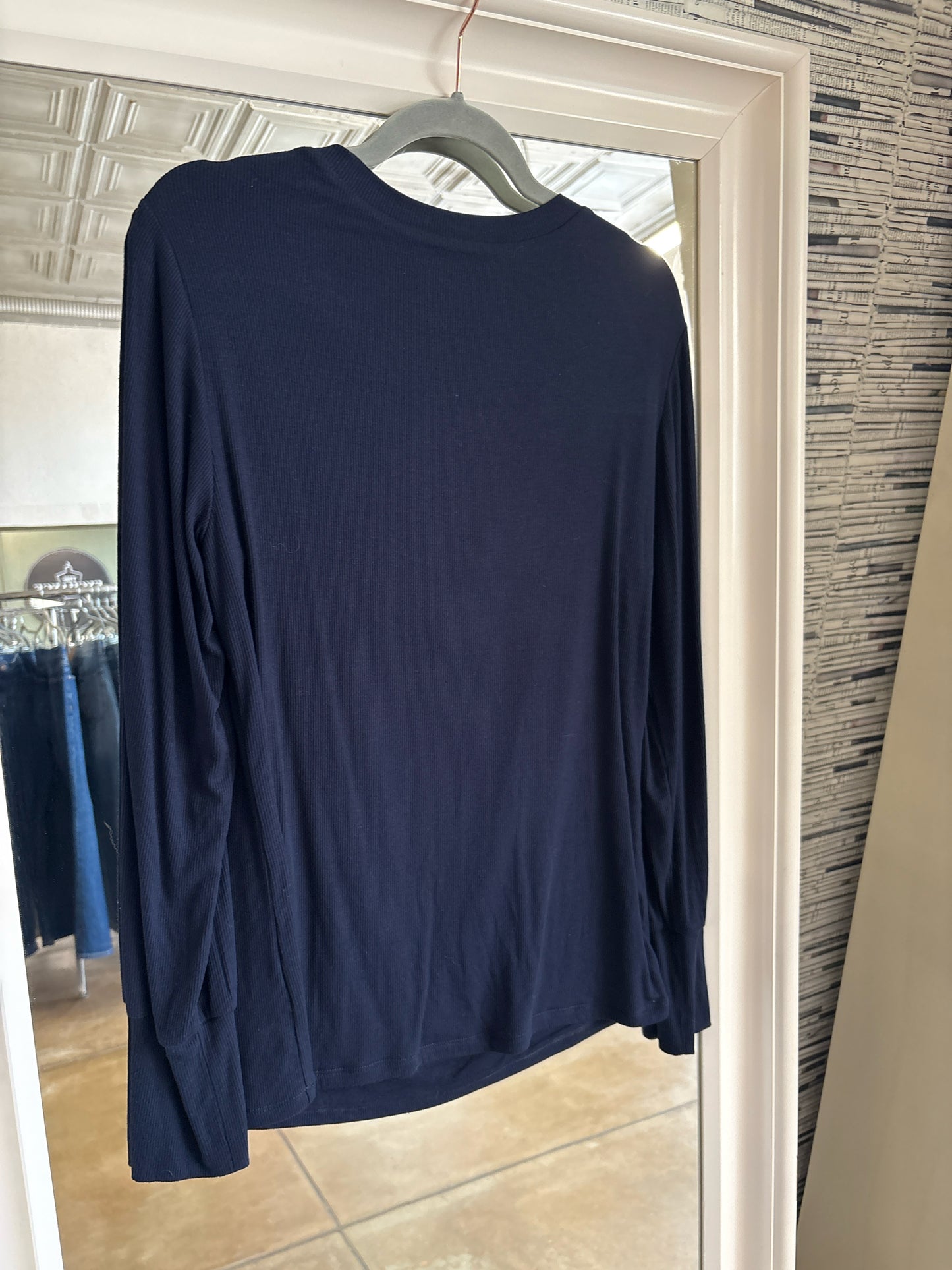 ellie tahari Size L Navy Top