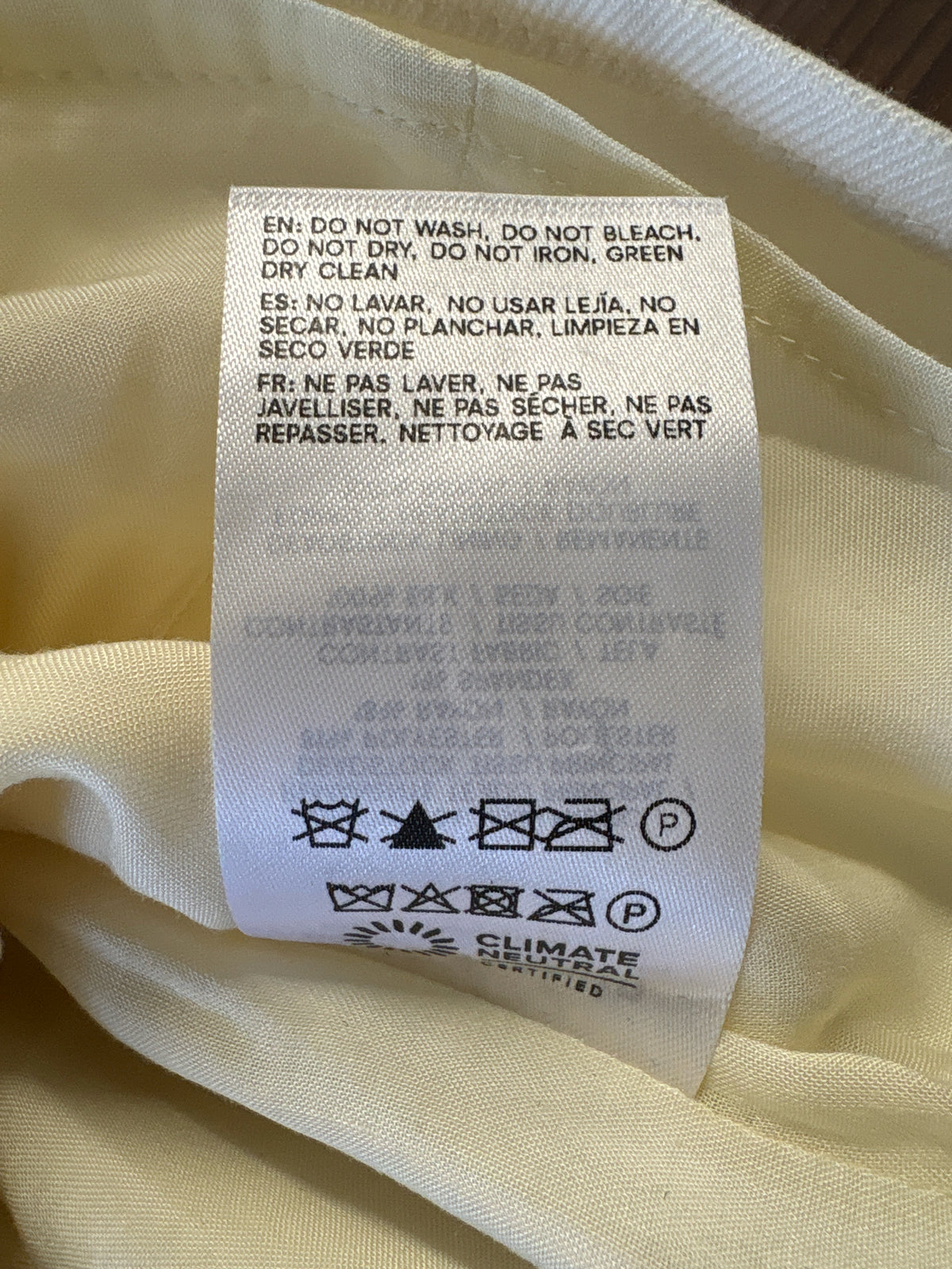 Reformation Size 2 Cream + black Top