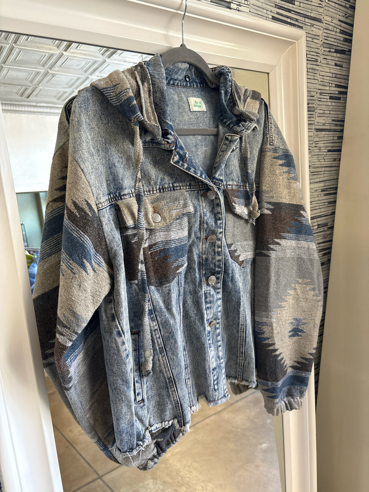 blue buttercup Size M Jean aztec Jacket