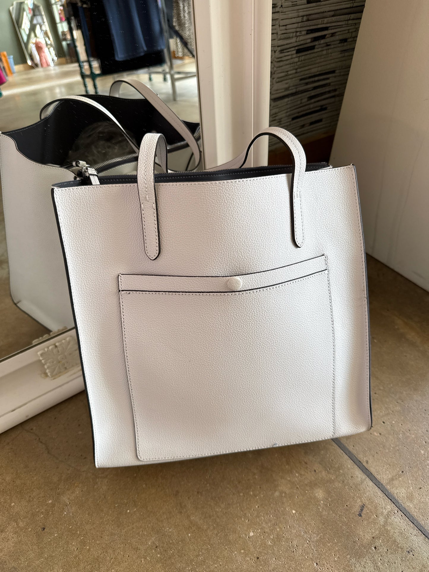 Banana Republic White Purse
