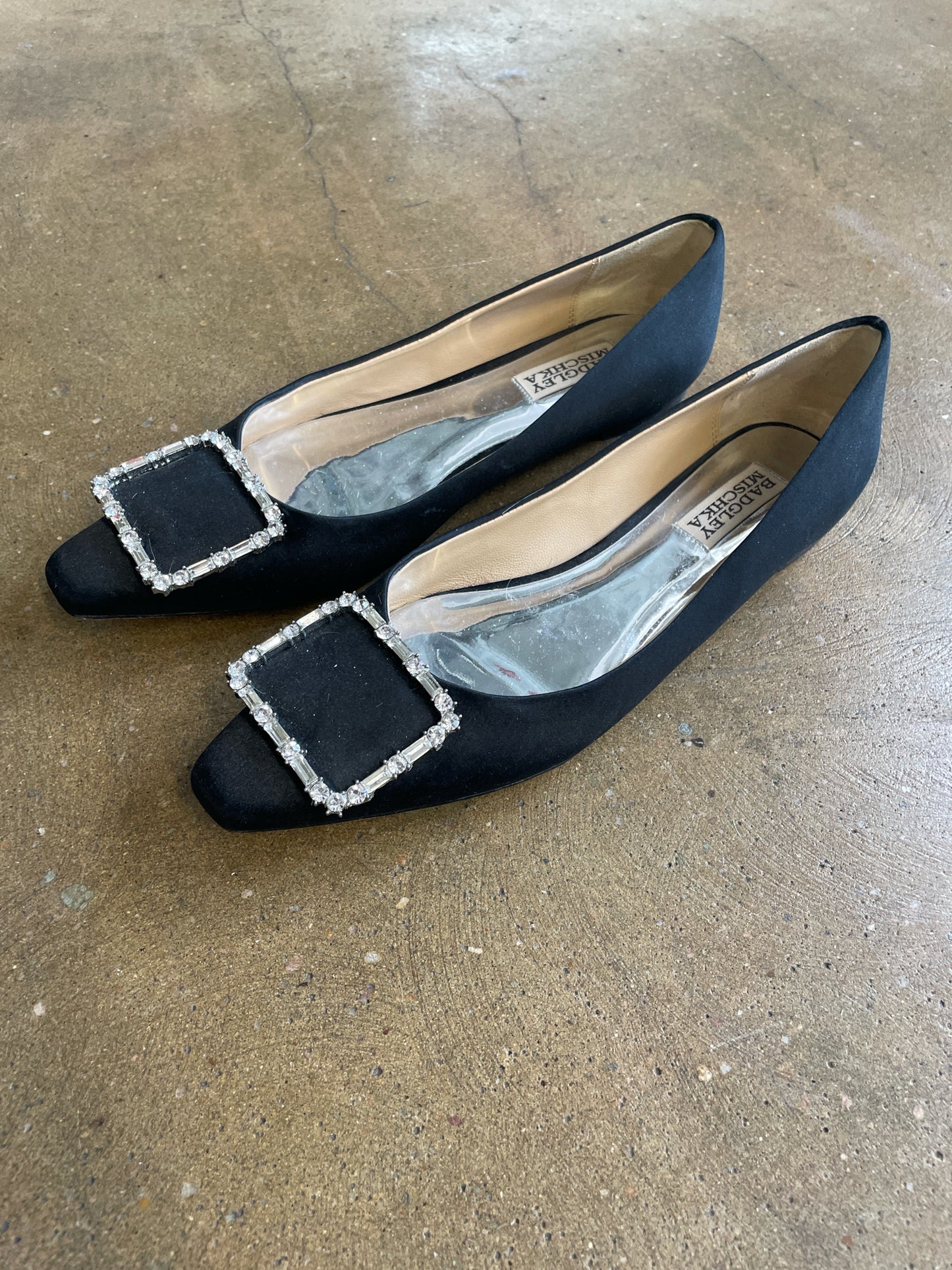 Badgley Mischka Shoe Size 8 Black Flats
