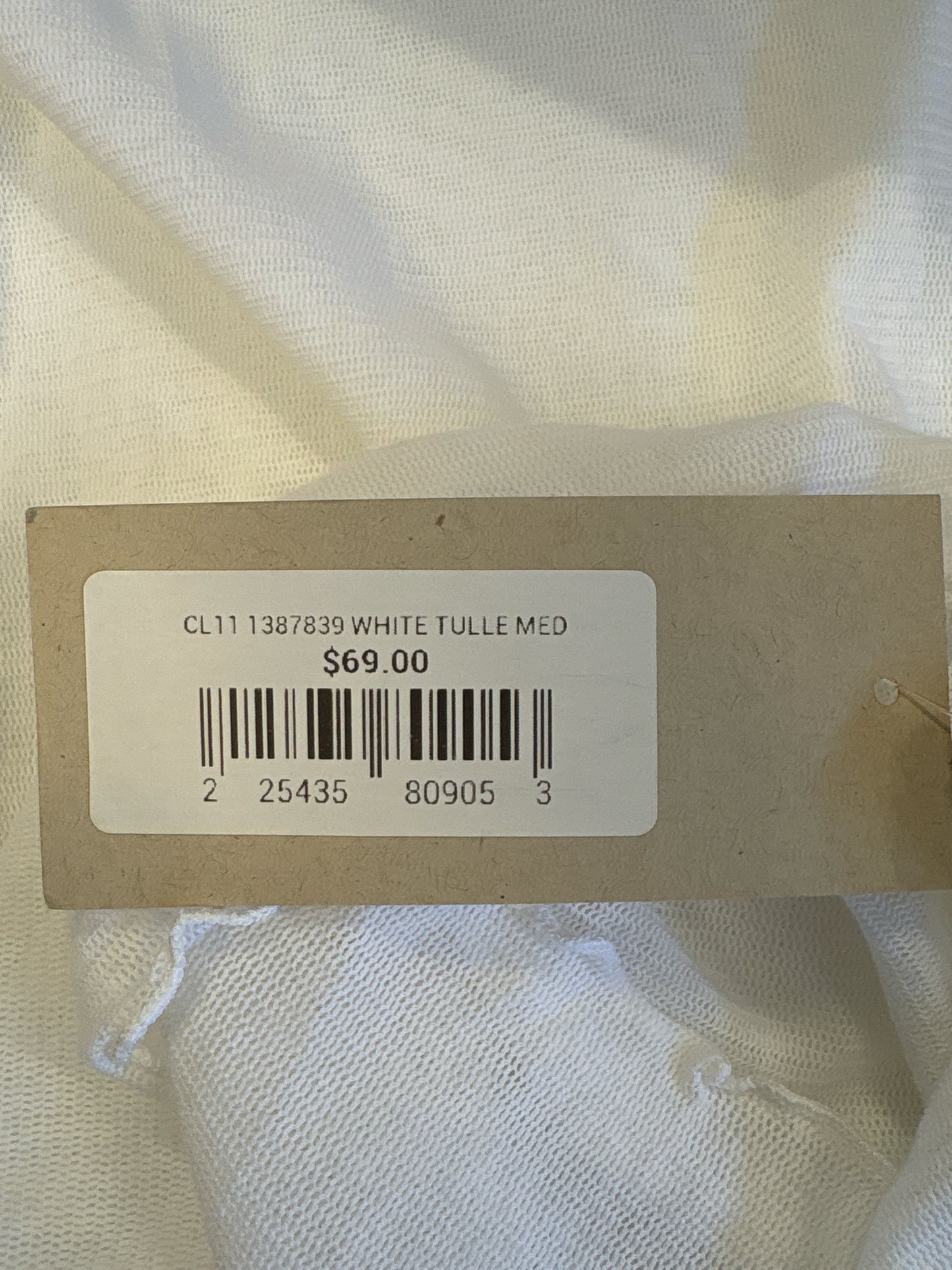 Cut Loose Size M White Top