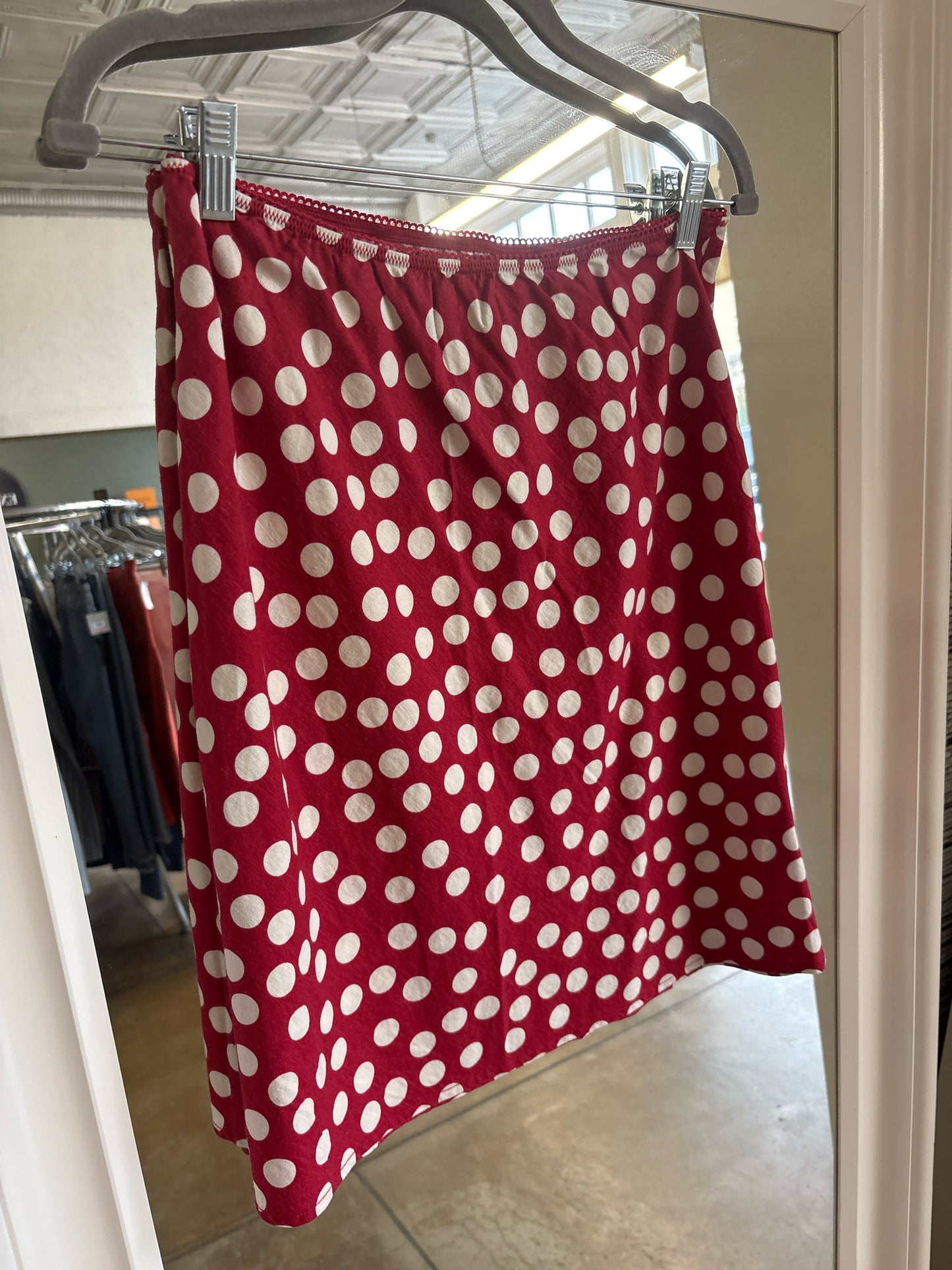 GAP Size S Red & White Skirt