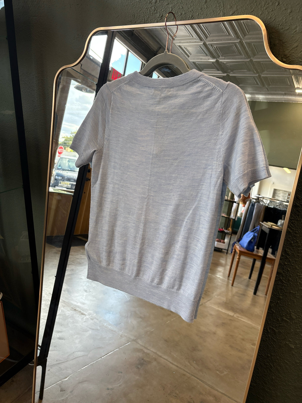 j crew Size S Light Blue Top
