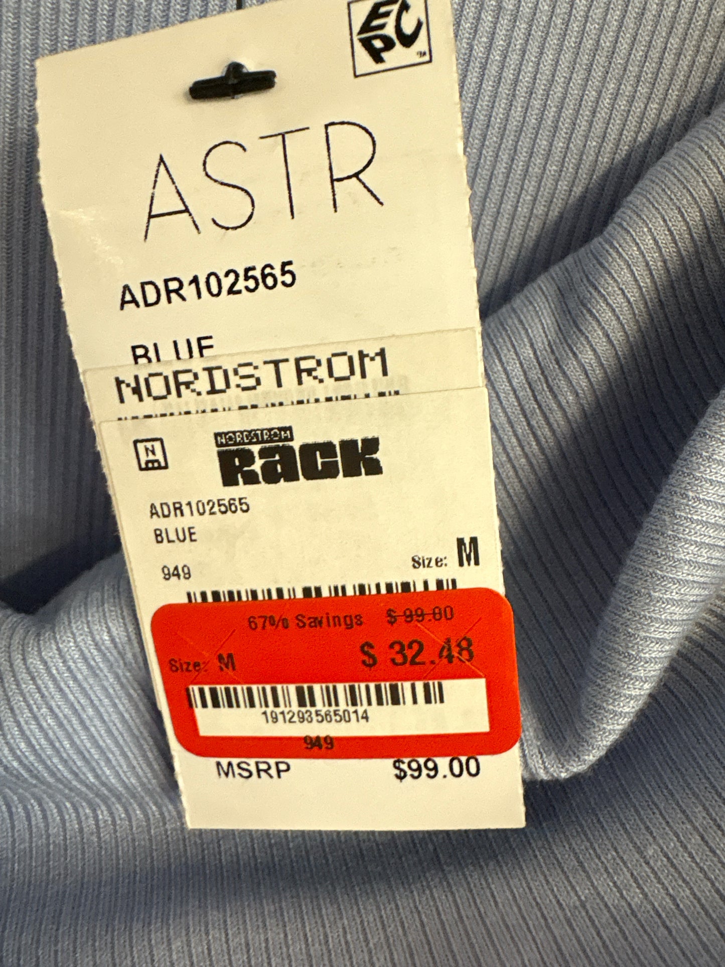 ASTR Size M Periwinkle Dress