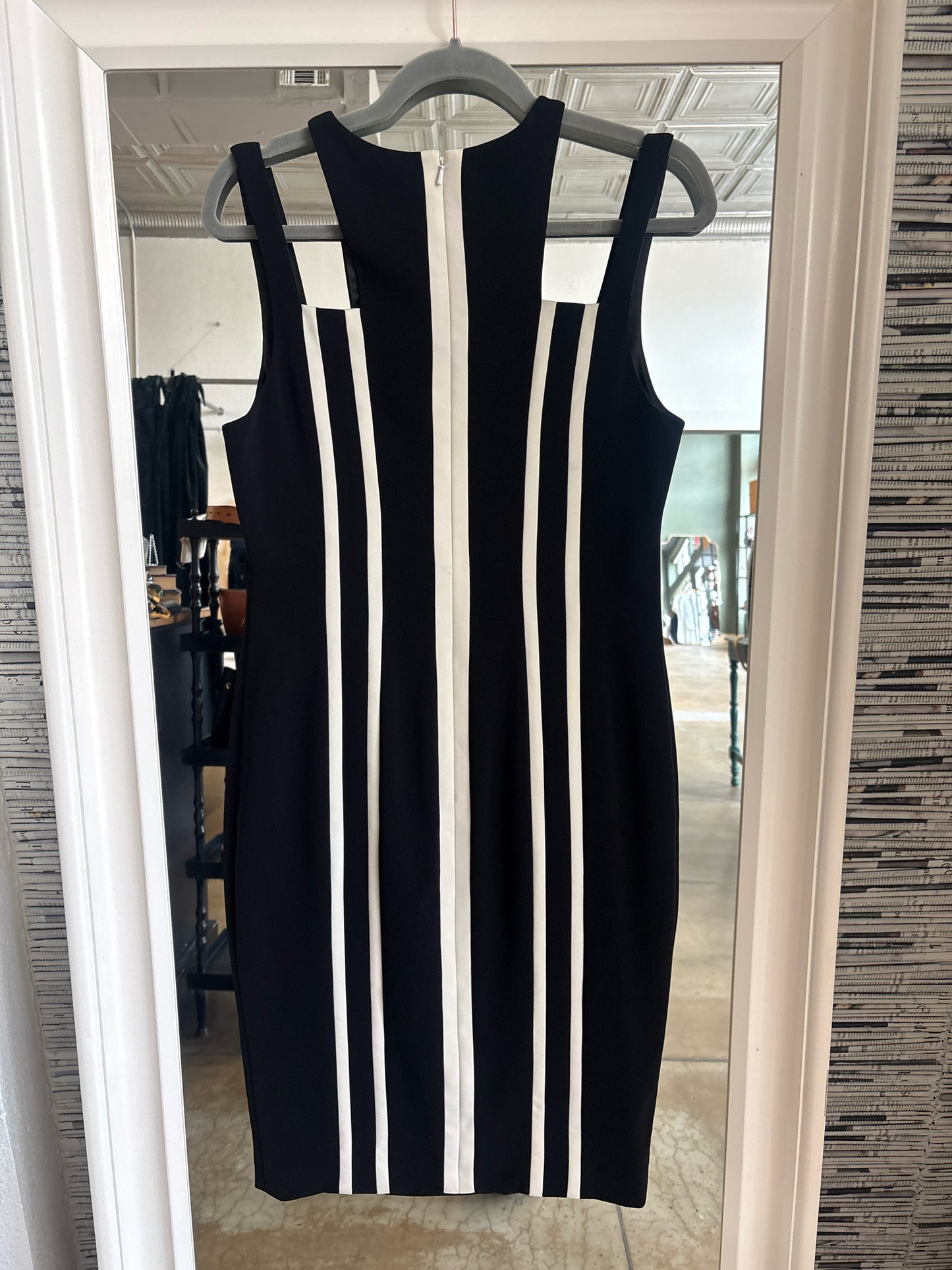 Jay Godfery Size 10 Black & Off White Dress