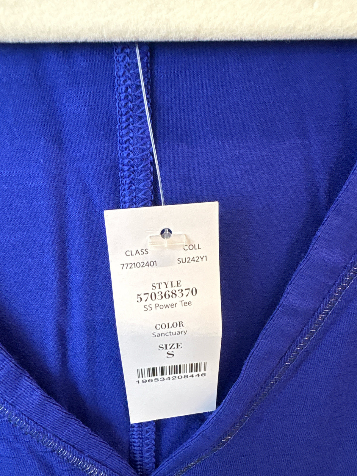 White House Black Market Size S Blue Top