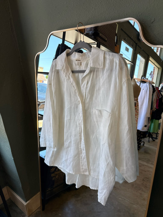 magaschoni Size L White Top