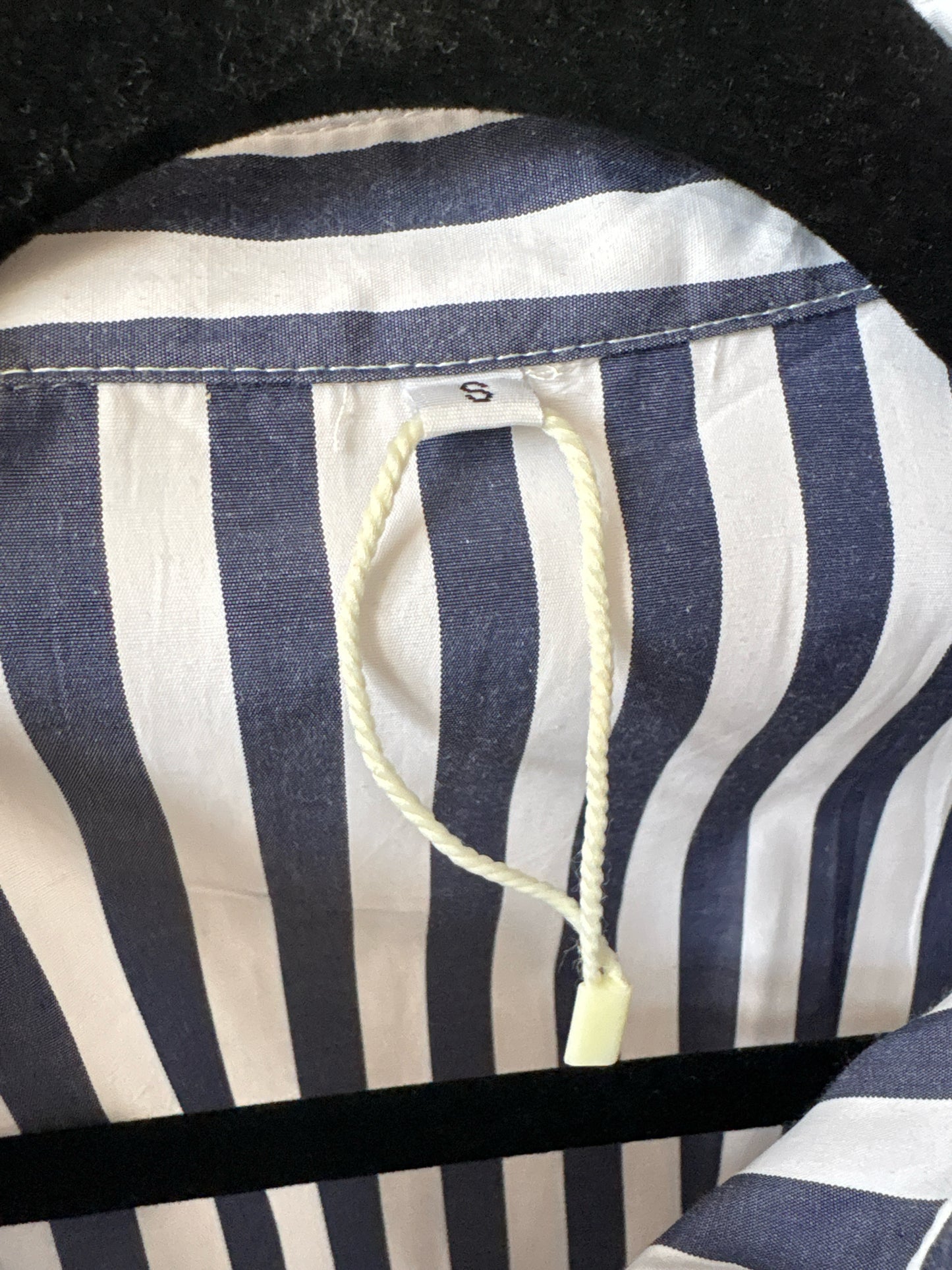 fashion Size S blue and white Stripe Dress