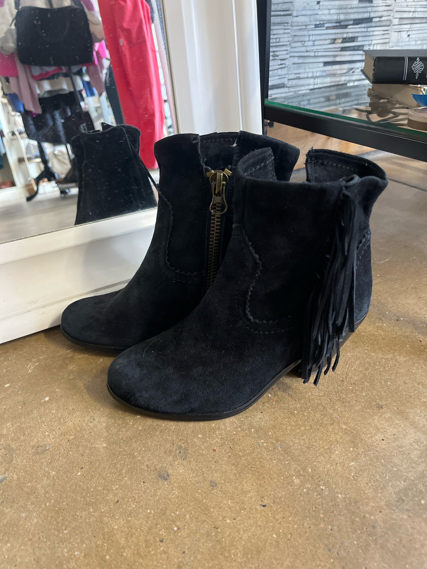 Sam Edelman Shoe Size 5.5 Black suede Boots