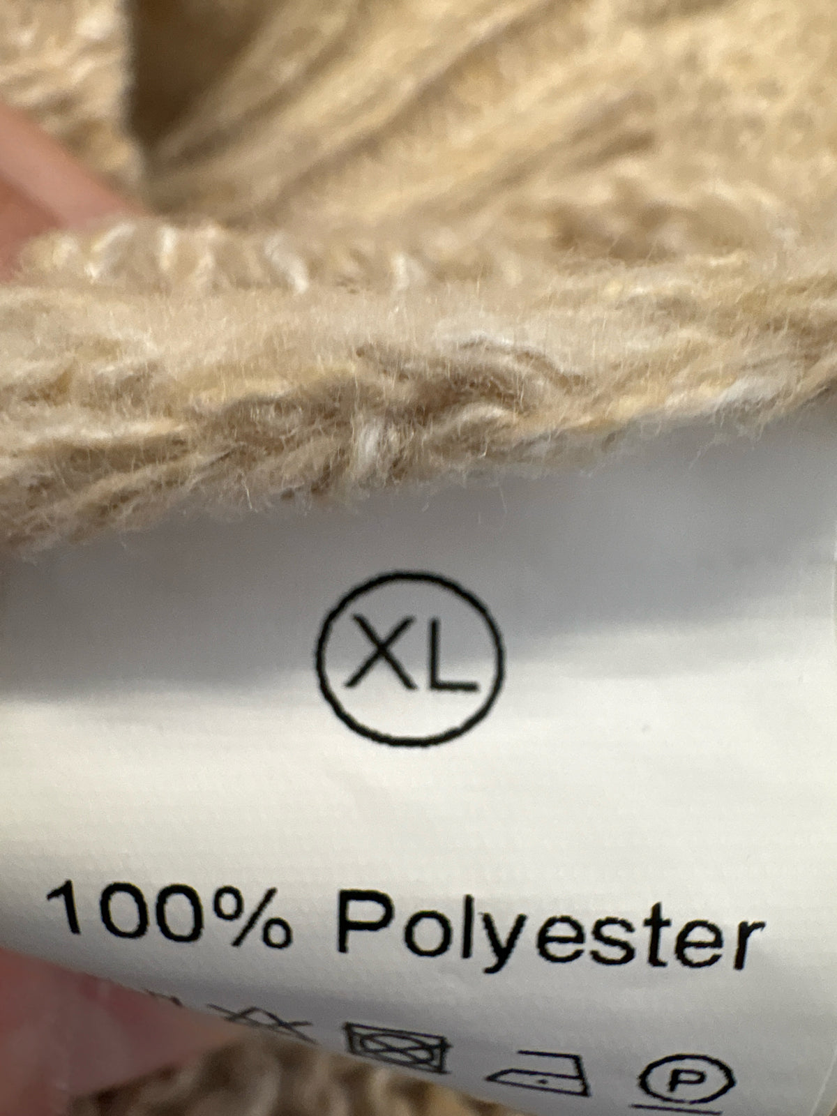 No Brand Size XL Beige Sweater