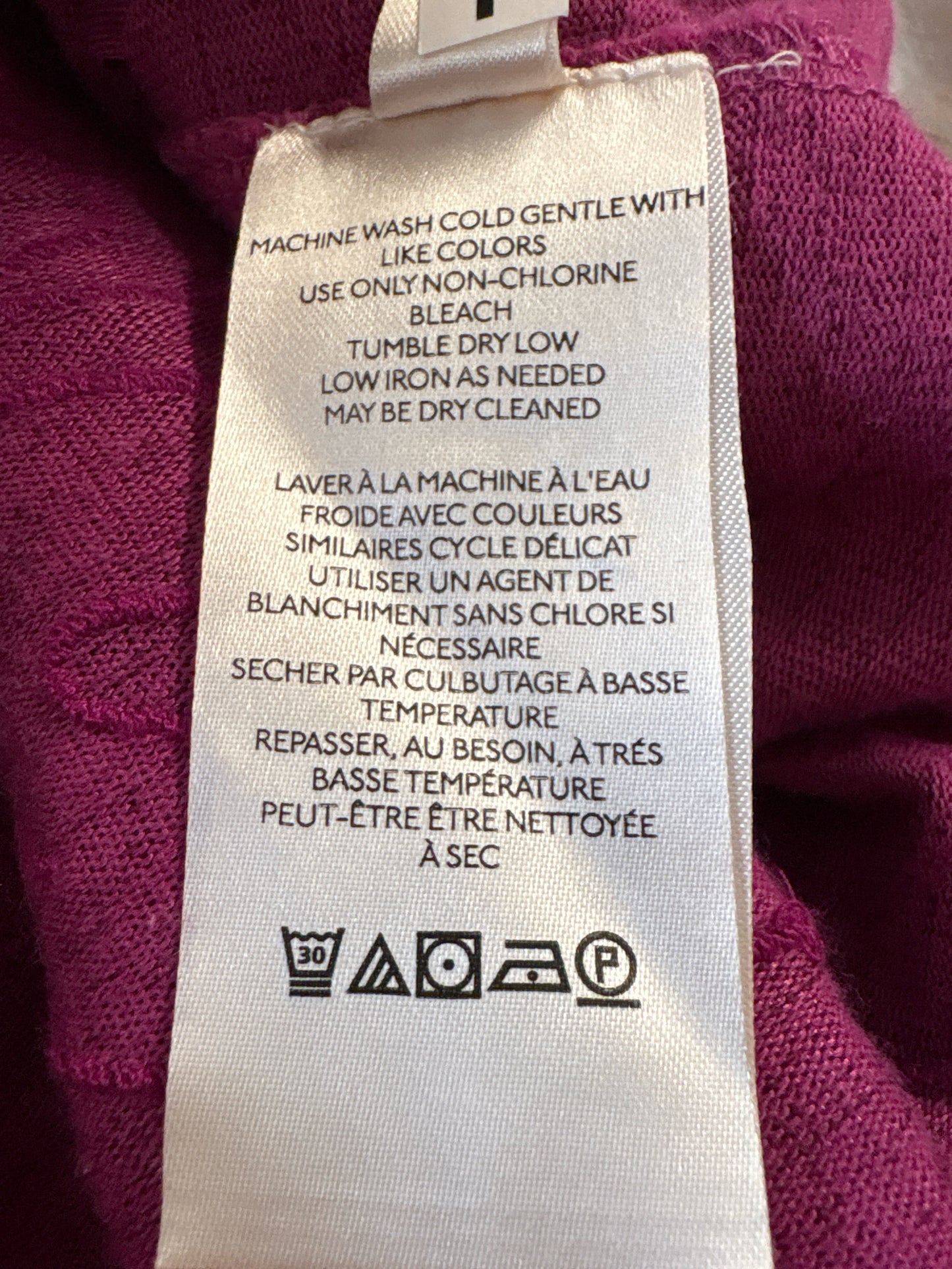 free people Size XS Fuschia Top