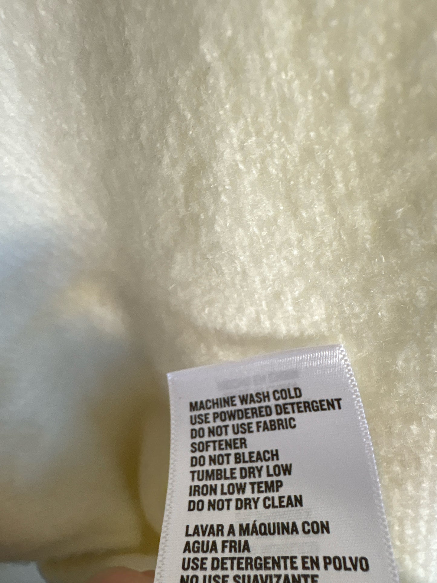 Mi Ami Size L Cream Pearls Dress