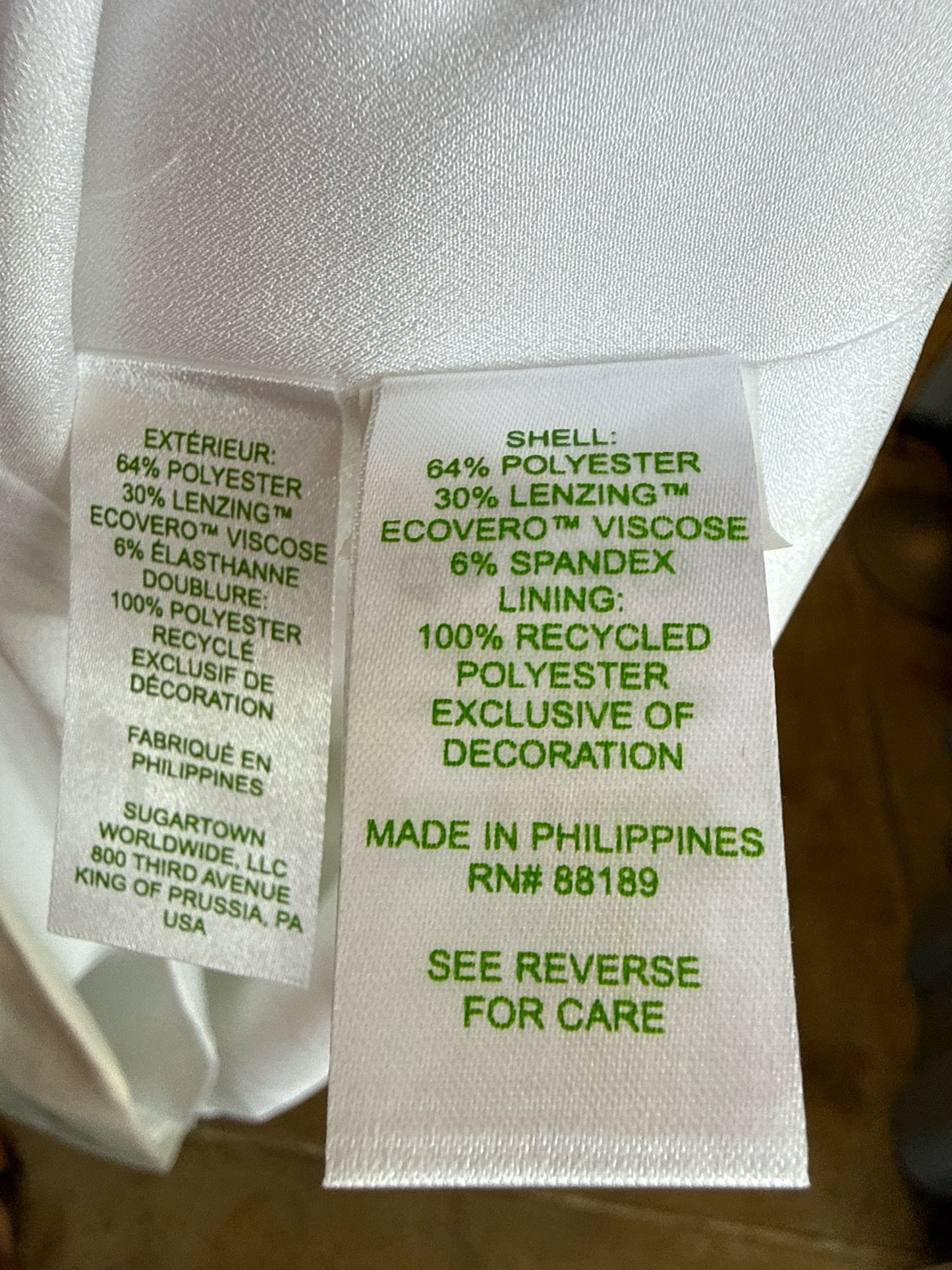 Lilly Pulitzer Size 10 Cream/Gold Dress