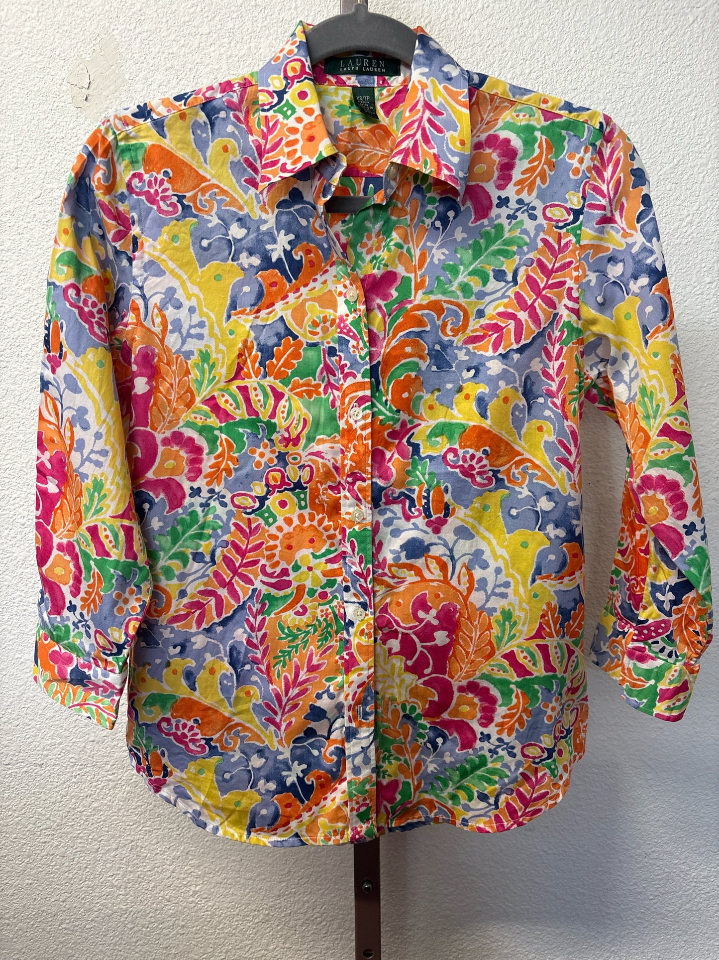 Ralph Lauren Size XS multi Floral Top