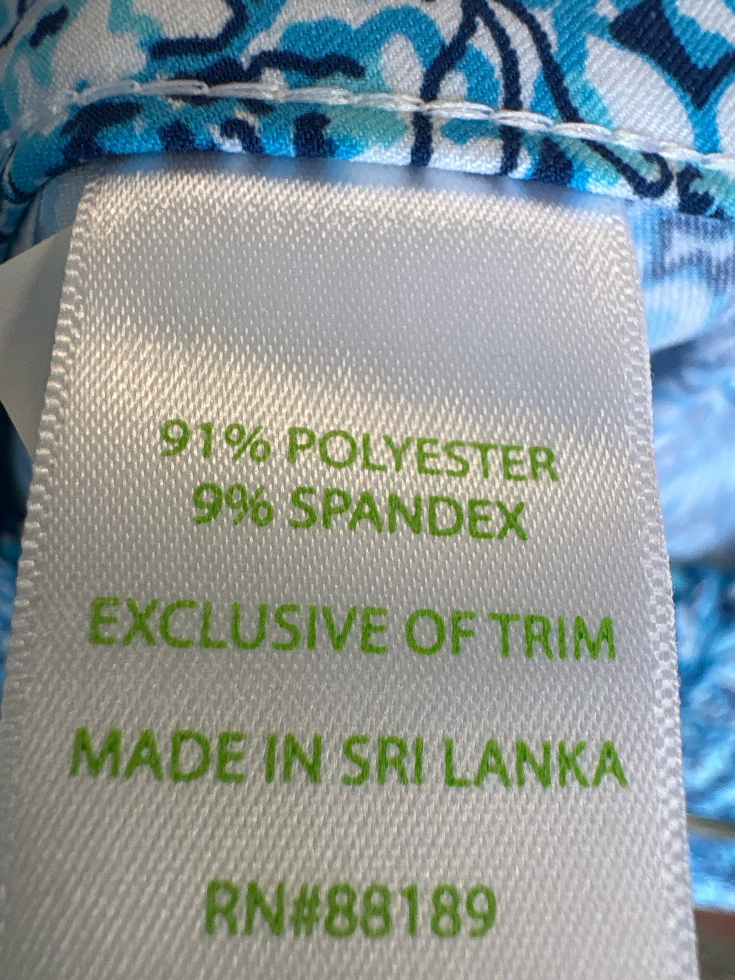 Lilly Pulitzer Size 8 blue and white Pants