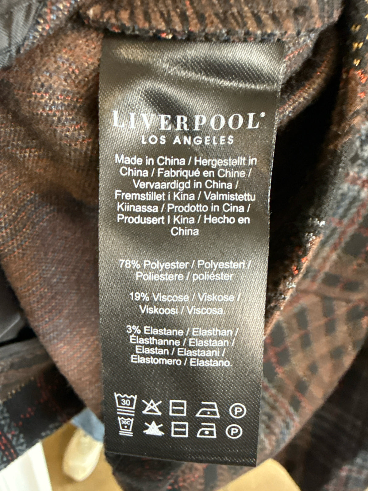 Liverpool Size L Brown Blazer