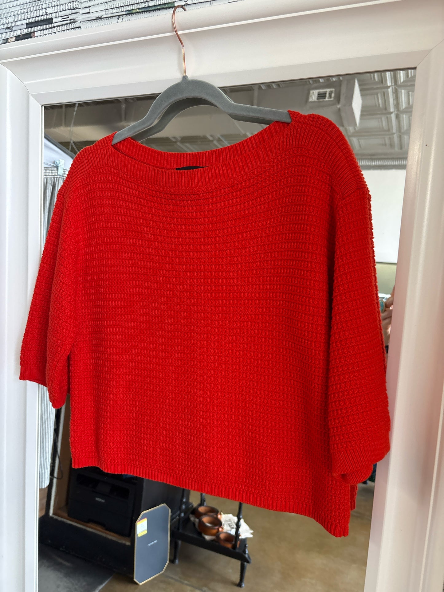 ANN TAYLOR Size XS Red Sweater