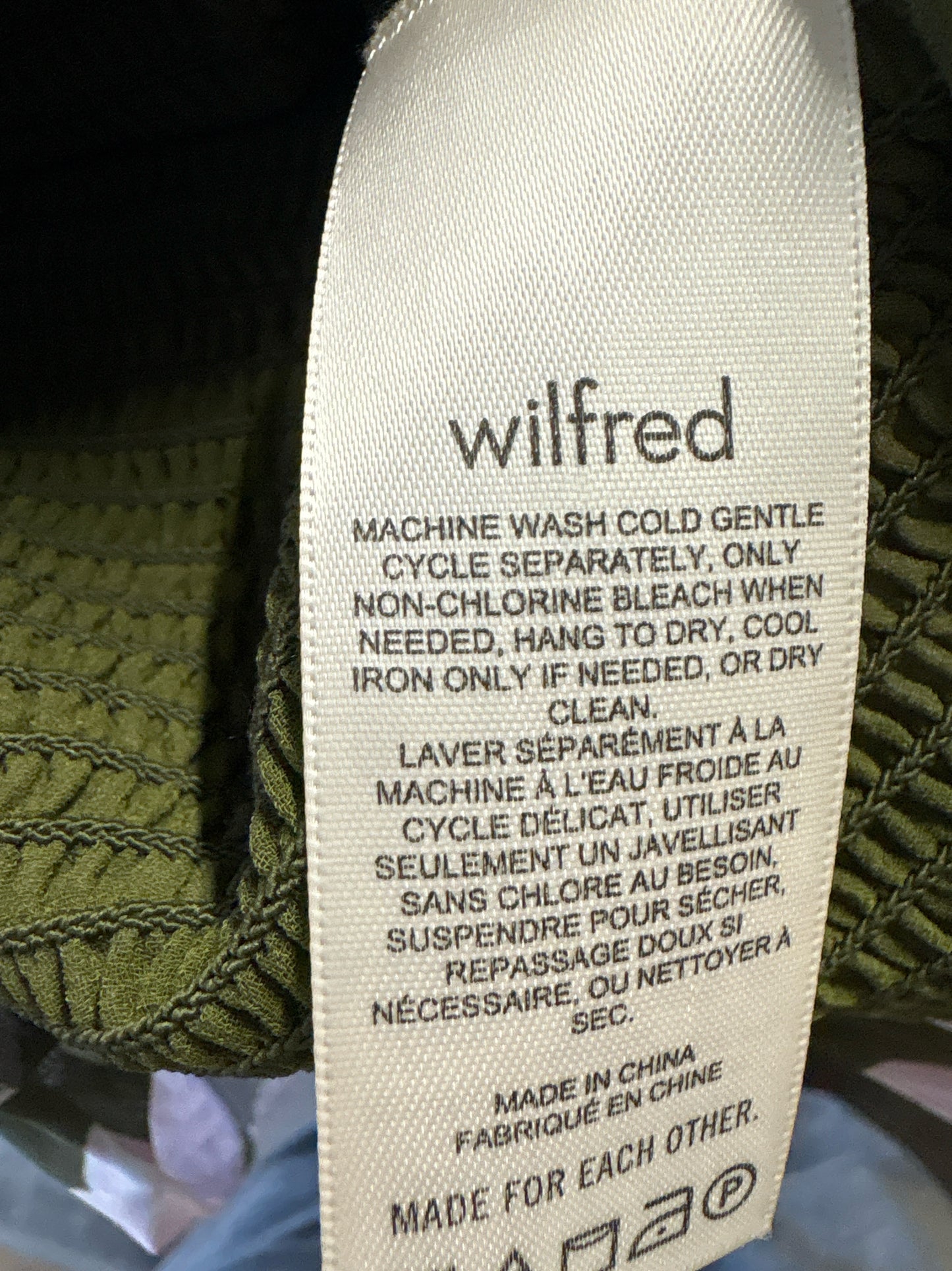 wilfred Size XS Top