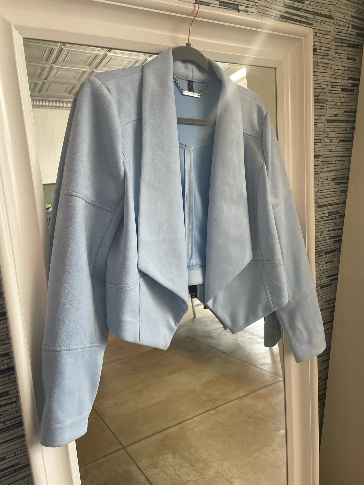 White House Black Market Size M Blue Jacket