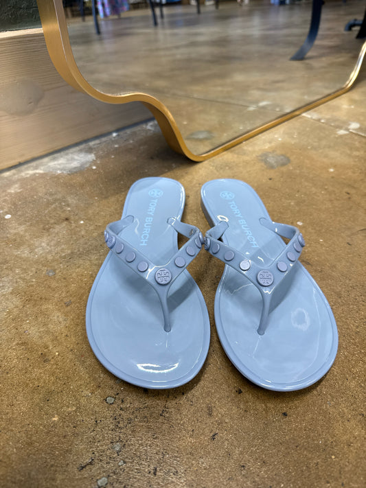 Tory Burch Shoe Size 8 Blue Flip Flops