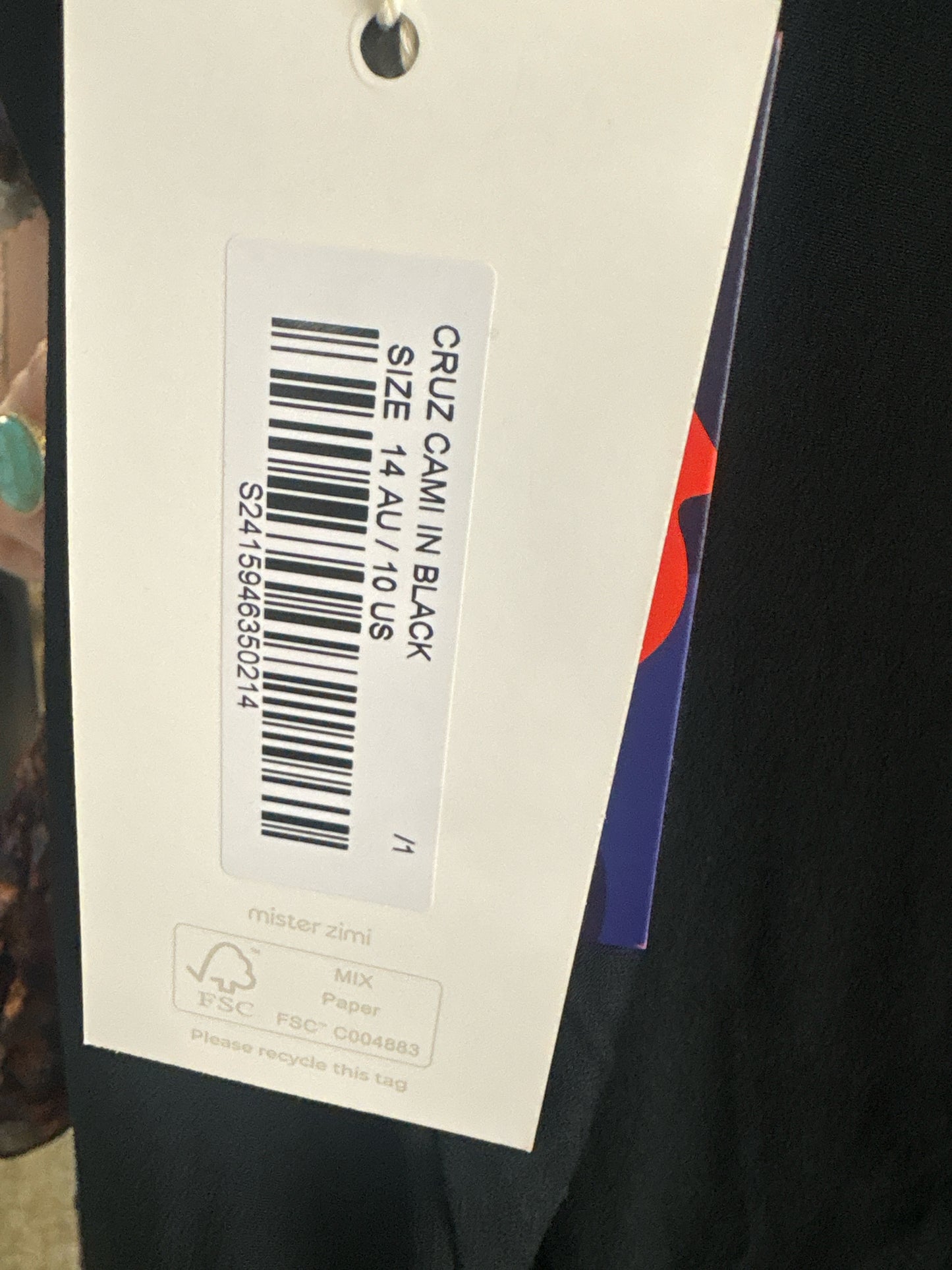 mister zimi Size 10 Black Dress