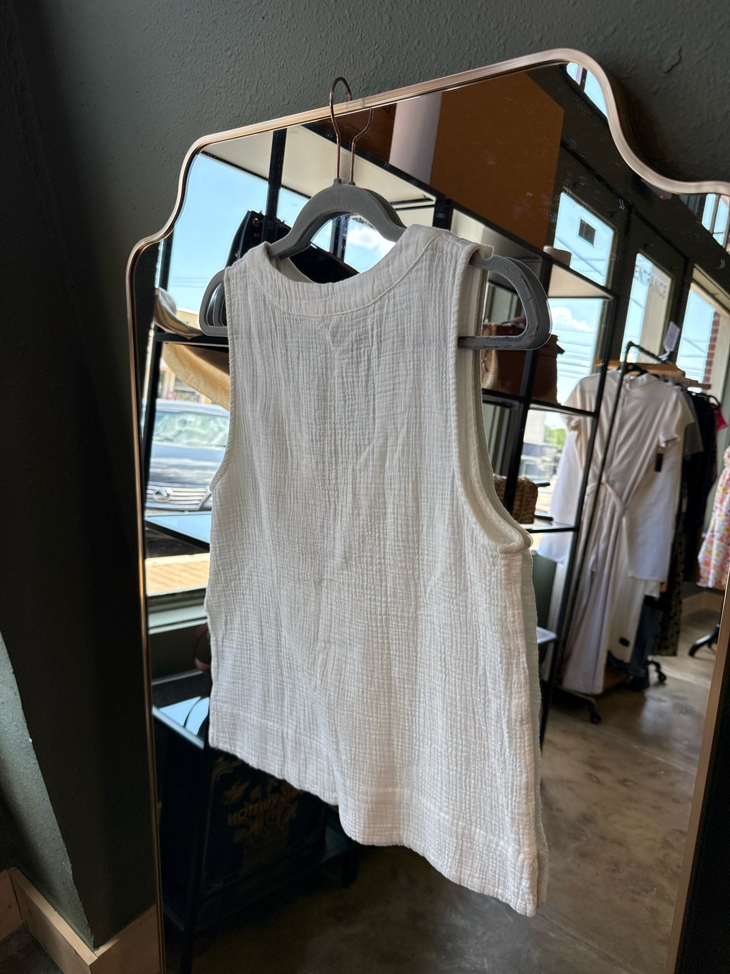 Faherty Size S White tank Top