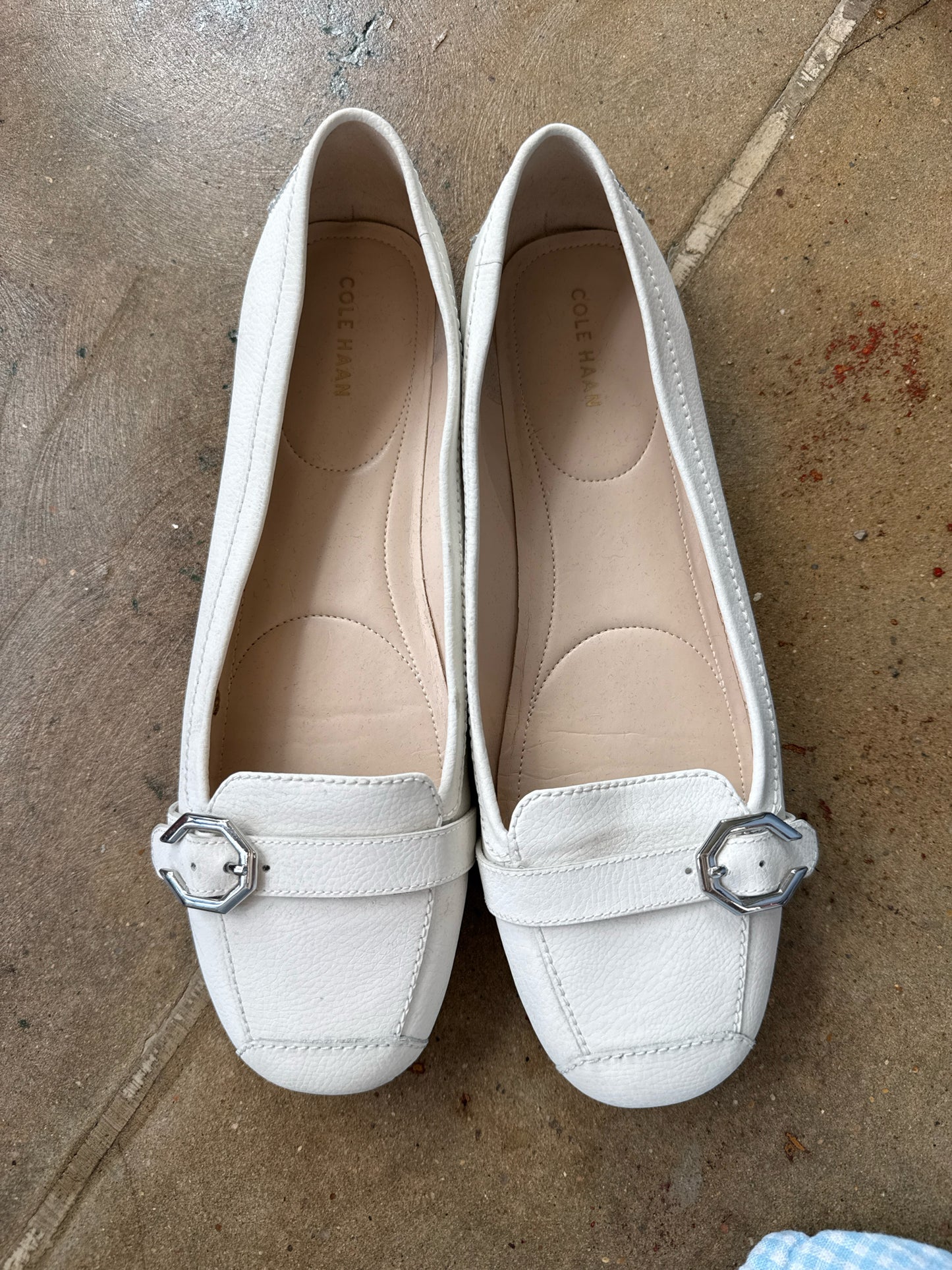 Cole Haan Shoe Size 10.5 White Flats