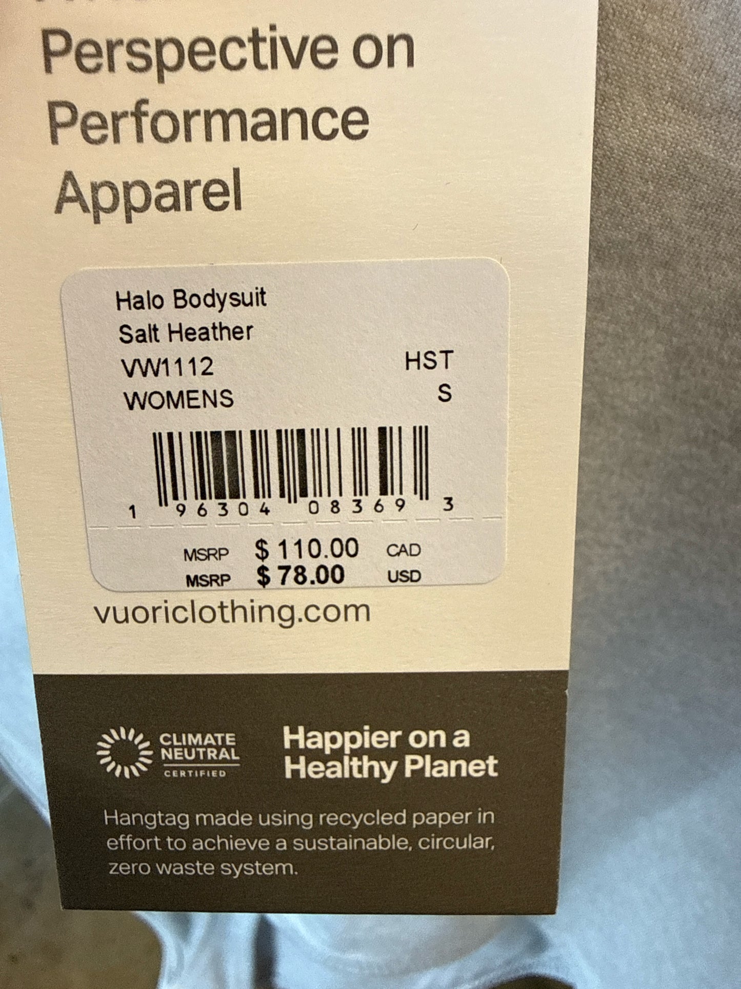 Vuori Size S off white Bodysuit