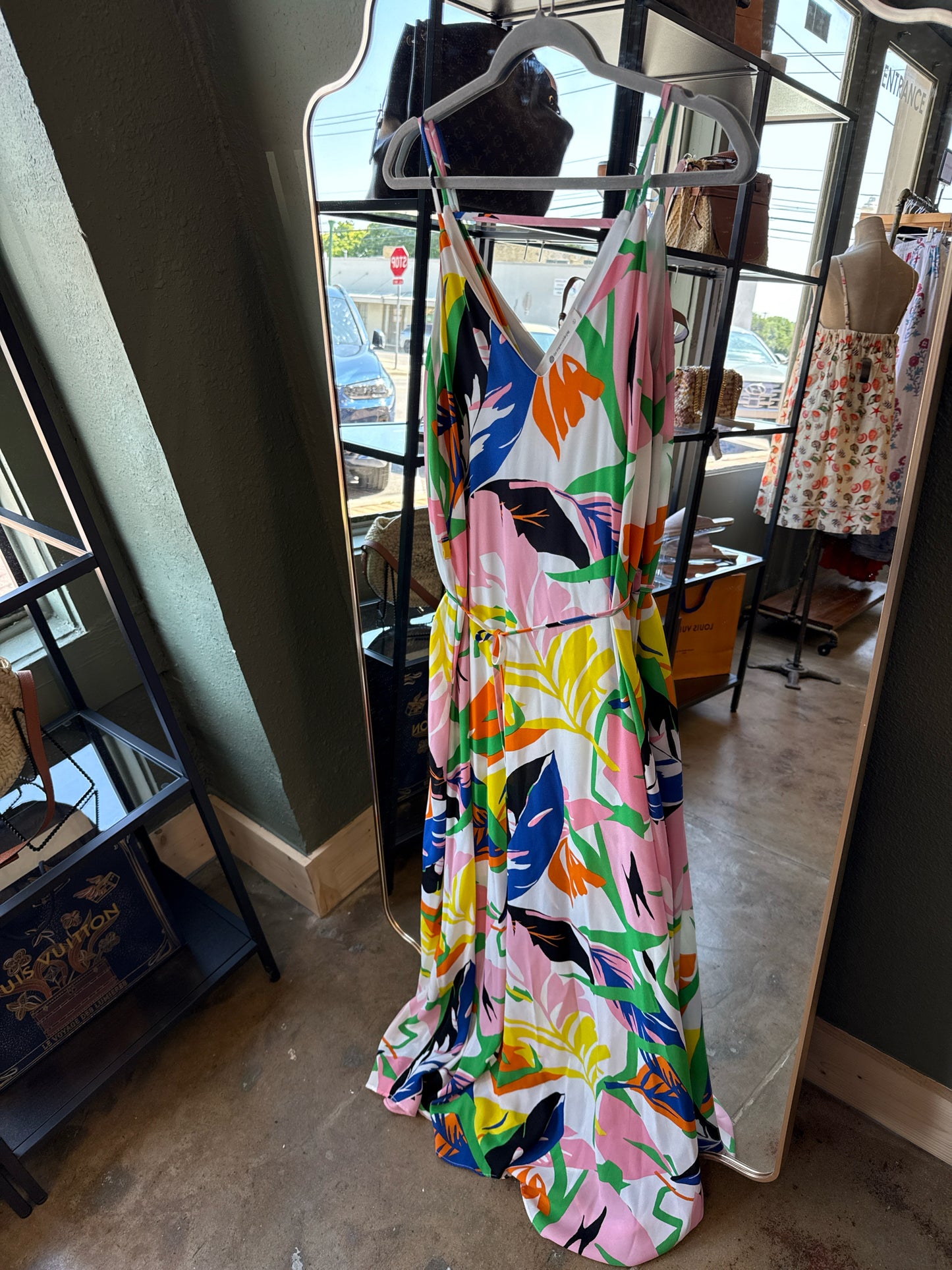The Impeccable Pig Size L multi spagetti strap Dress