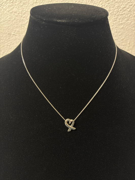 Tiffany & Co. Silver Heart Necklace