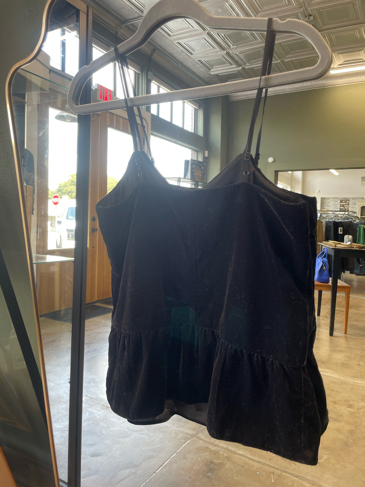 J. CREW Size 0 Black Top