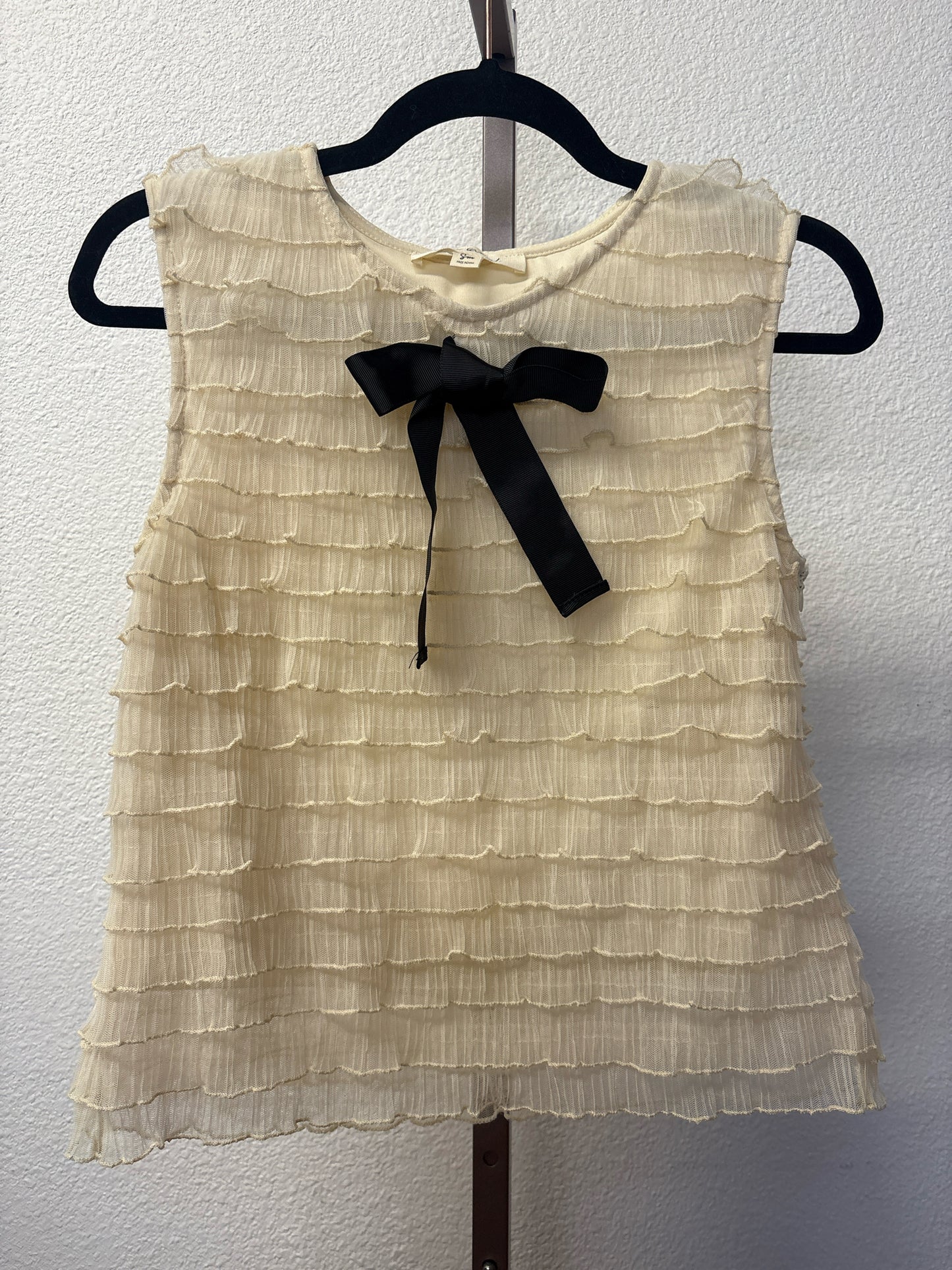 Blue Tassel Size S Top